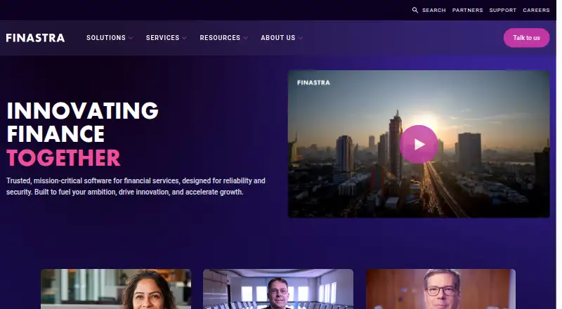 Finastra Fusion Digital Banking's own site