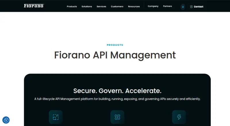 Fiorano API Management's own site