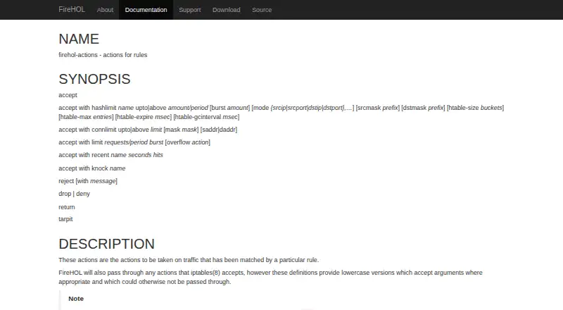 FireHOL's own site