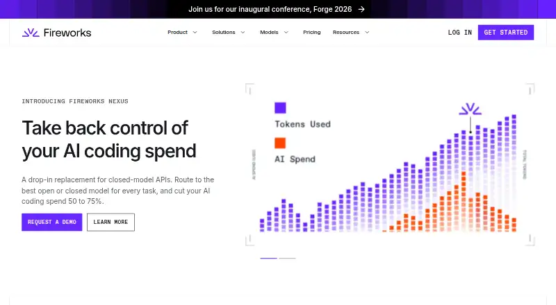 Fireworks AI's own site