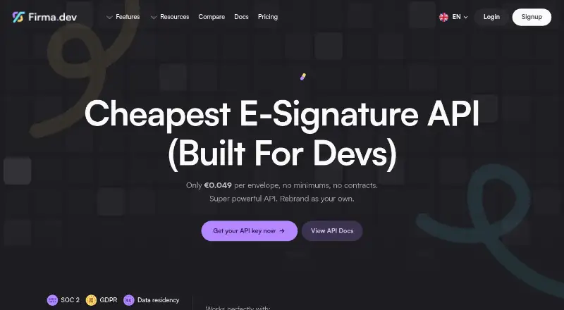 Firma.dev's own site