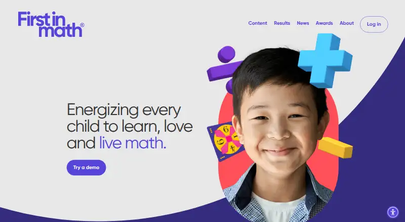 First In Math's own site