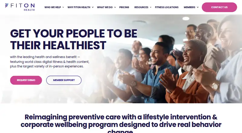 FitOn Health's own site