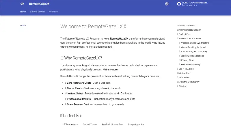 RemoteGazeUX's own site