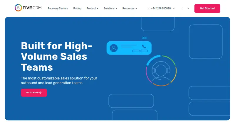 FiveCRM's own site
