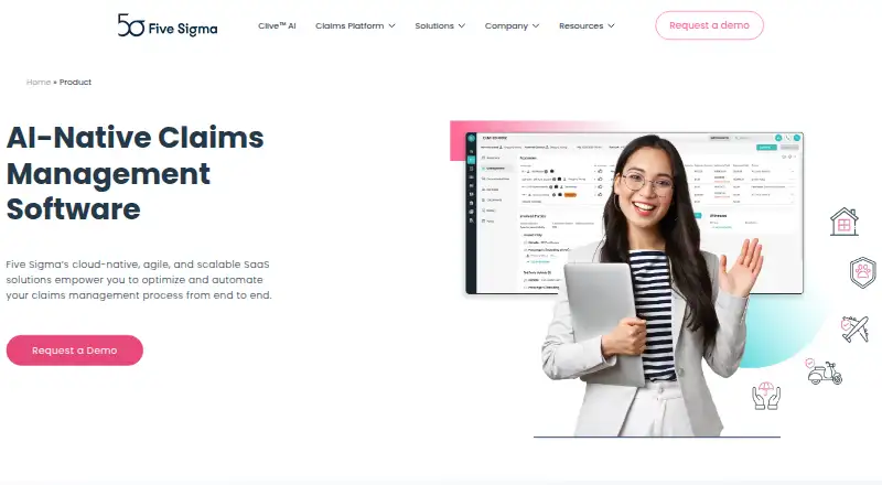 Five Sigma Claims Management Platform's own site