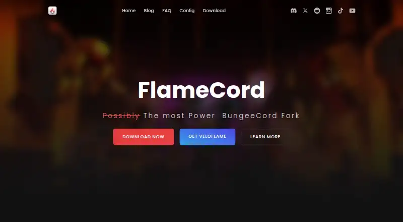 FlameCord's own site