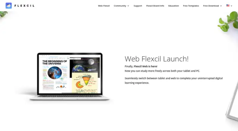 Flexcil's own site