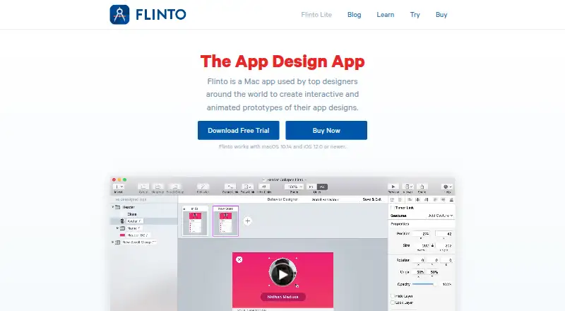 Flinto's own site