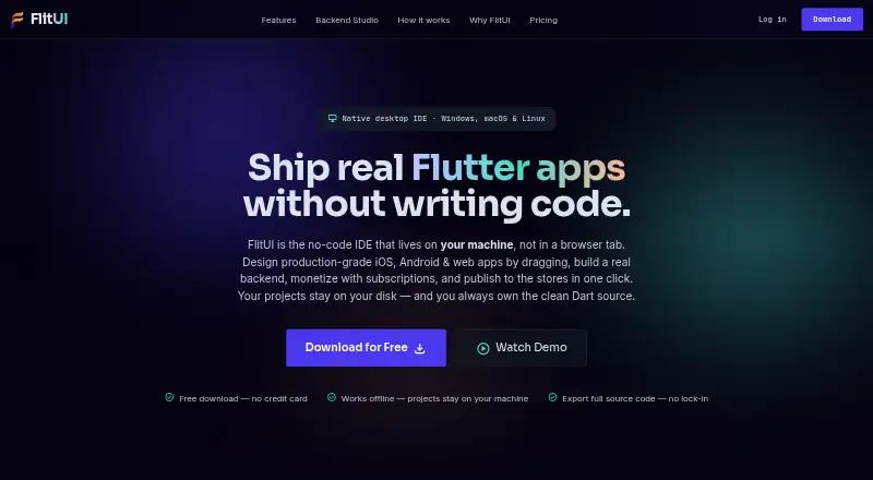 FlitUI's own site