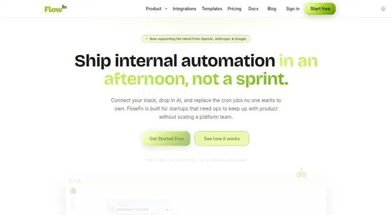The FlowFn homepage