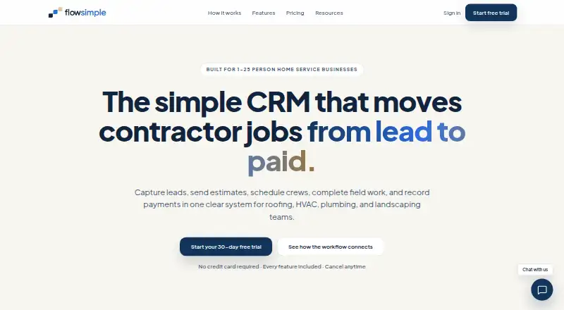 FlowSimple's own site
