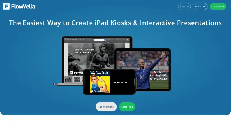 FlowVella's own site