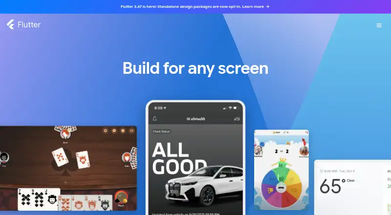 Flutter's own site