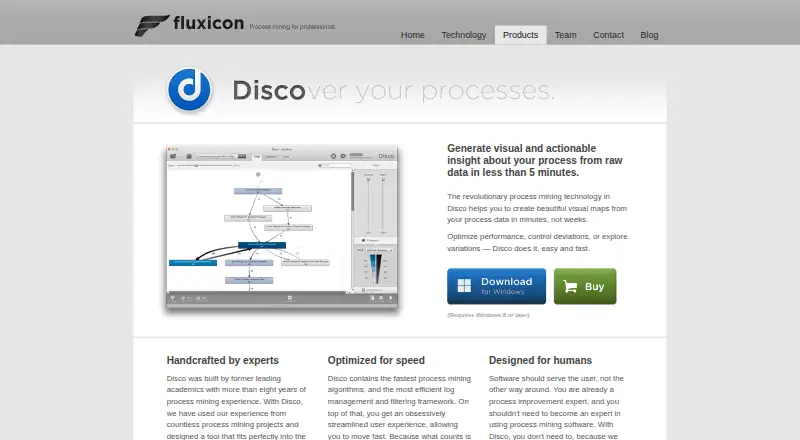 Fluxicon Disco's own site