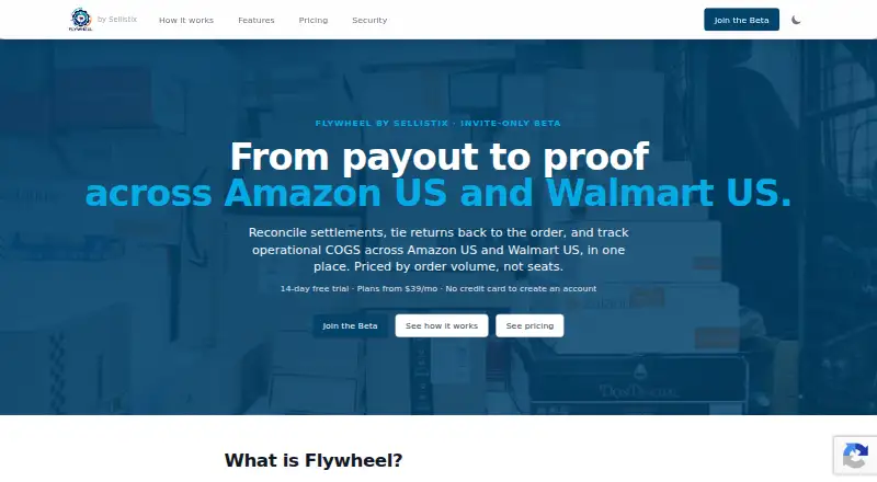 Flywheel by Sellistix's own site