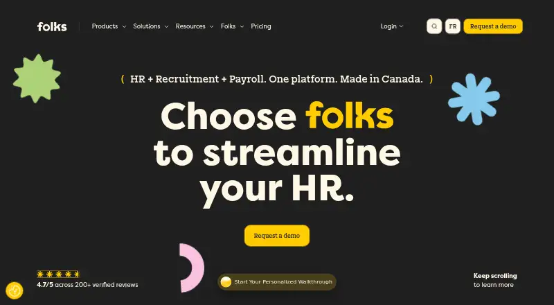 Folks HR's own site