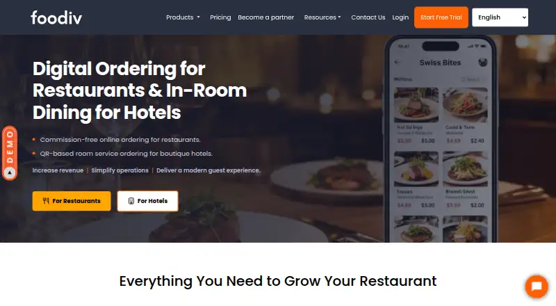Foodiv's own site