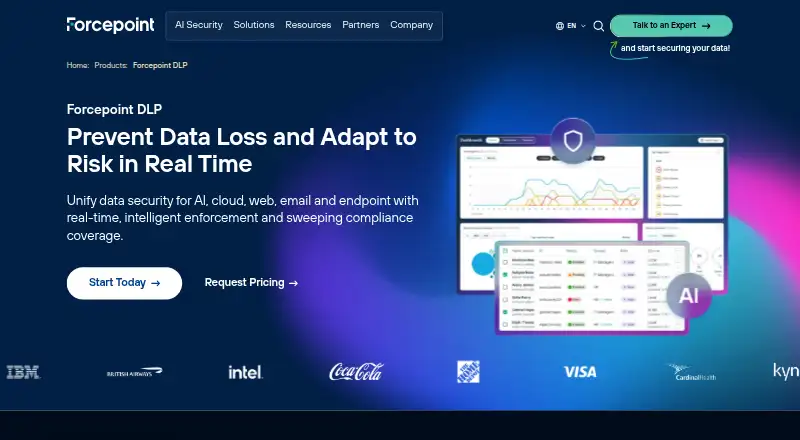 Forcepoint Data Loss Prevention's own site