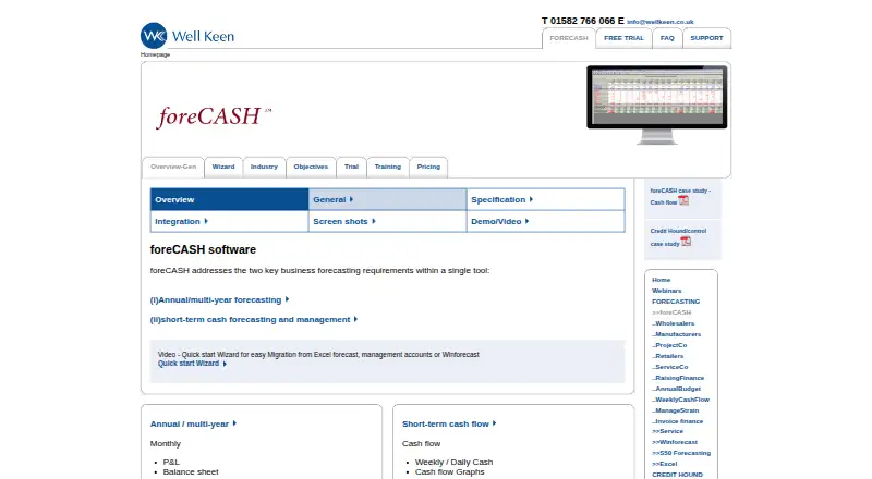 foreCASH's own site