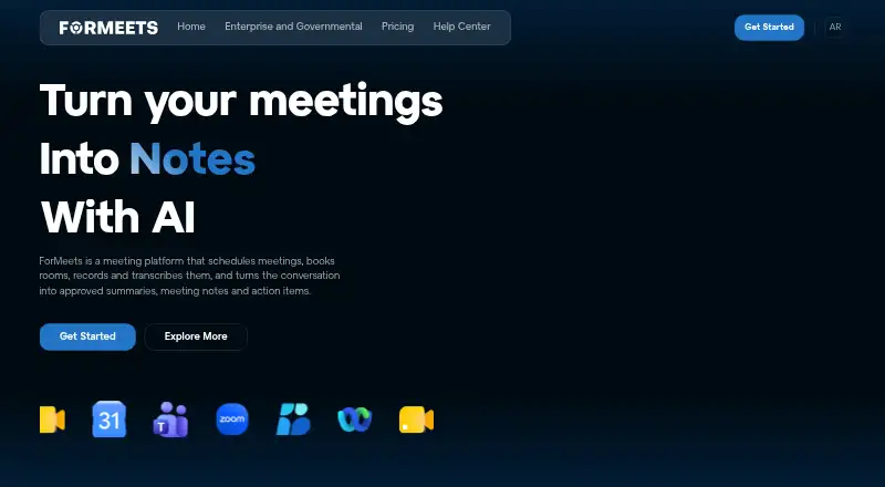 ForMeets's own site