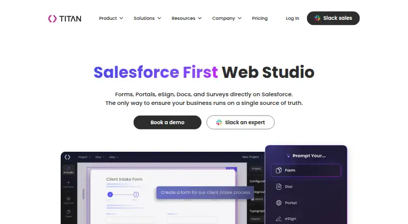 FormTitan's own site