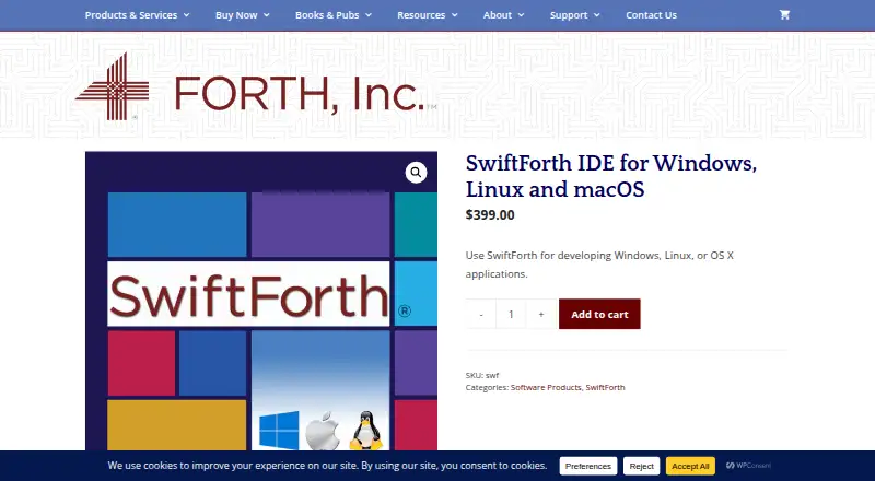 SwiftForth's own site