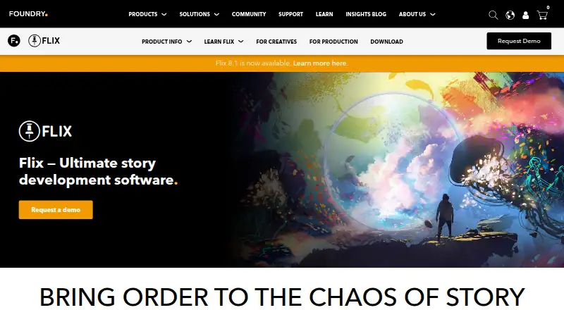Flix's own site
