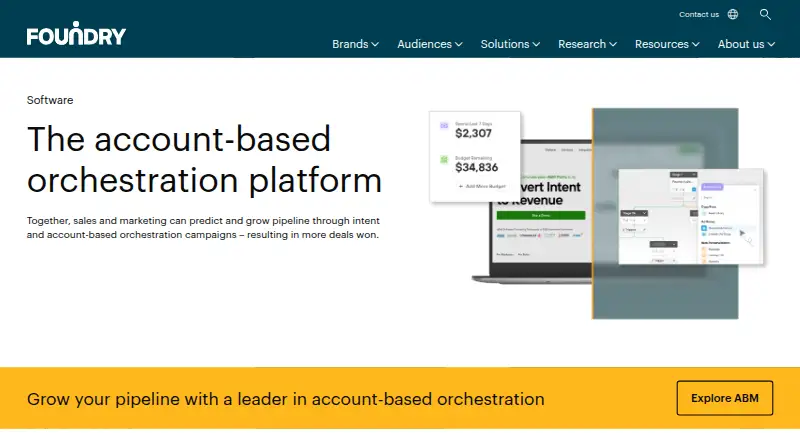 Foundry ABM's own site