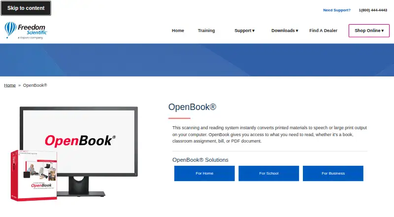 OpenBook's own site