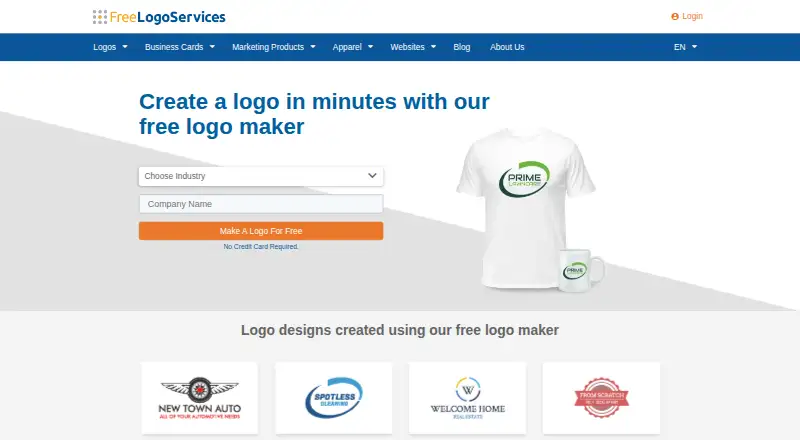 FreeLogoServices's own site