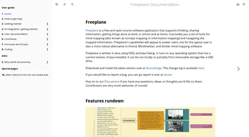 Freeplane's own site