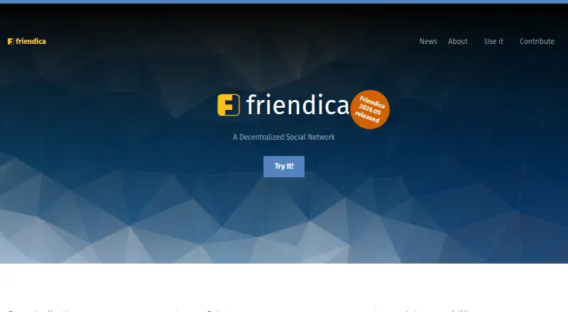 Friendica's own site