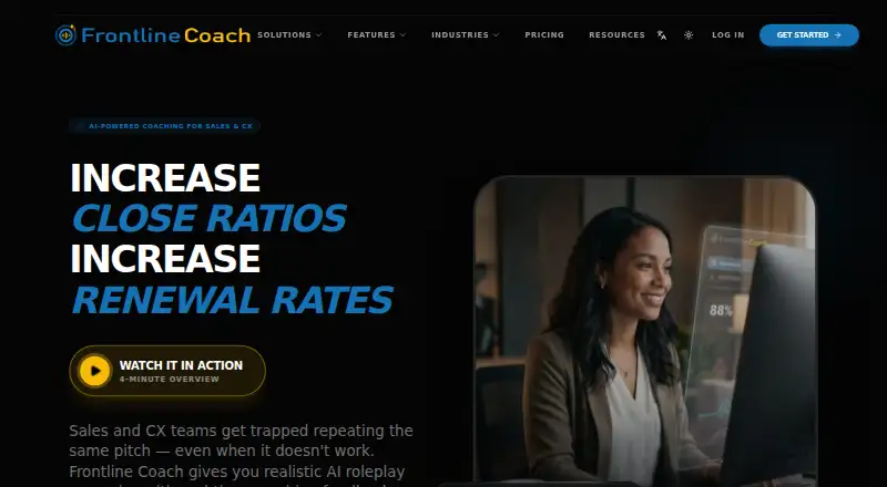 Frontline Coach's own site