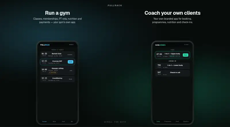 Fullrack's own site