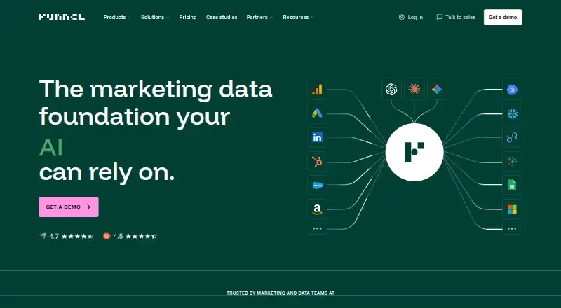 Funnel's own site