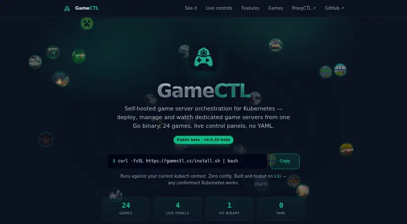GameCTL's own site
