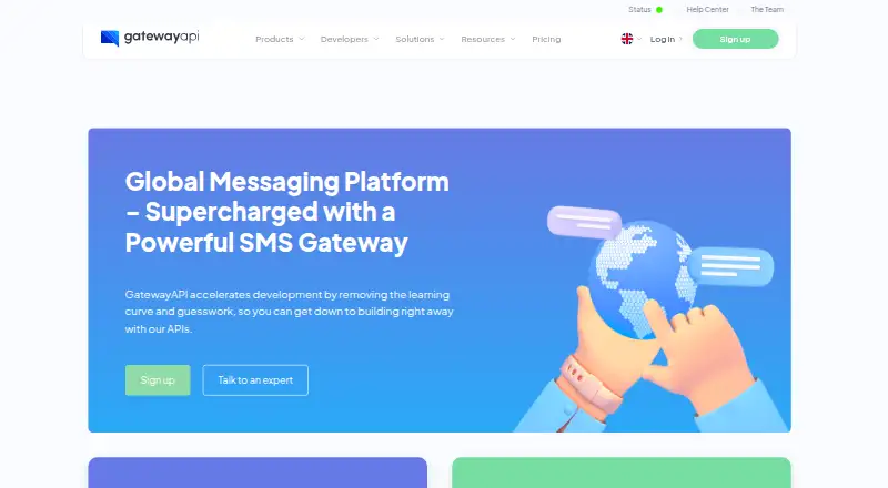 GatewayAPI's own site