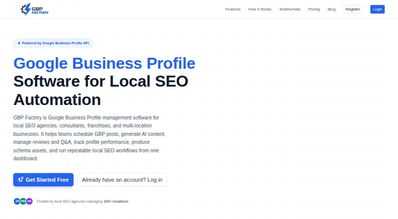 GBP Factory's own site