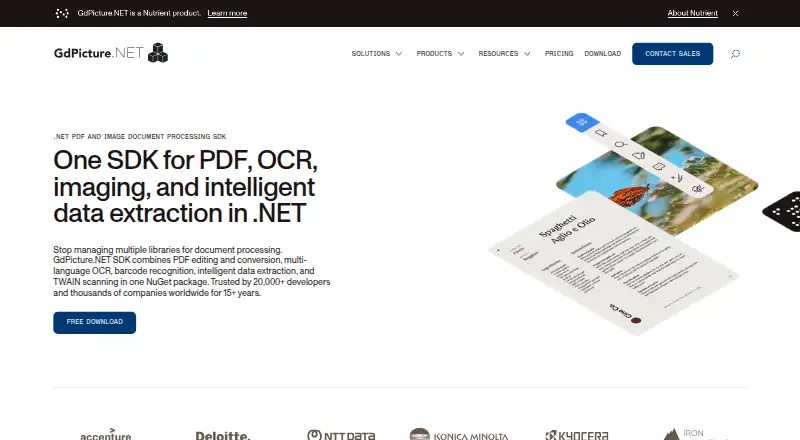 GdPicture.NET's own site