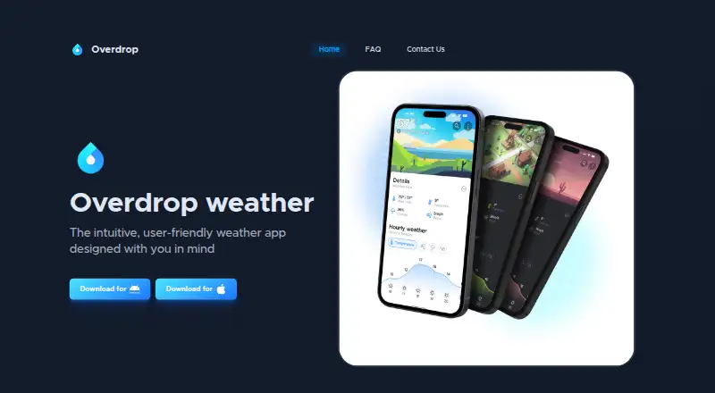 Overdrop's own site