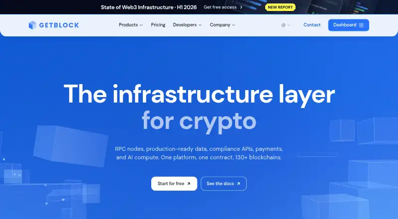 GetBlock's own site