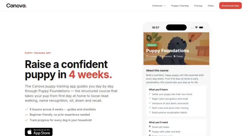 Canova's own site