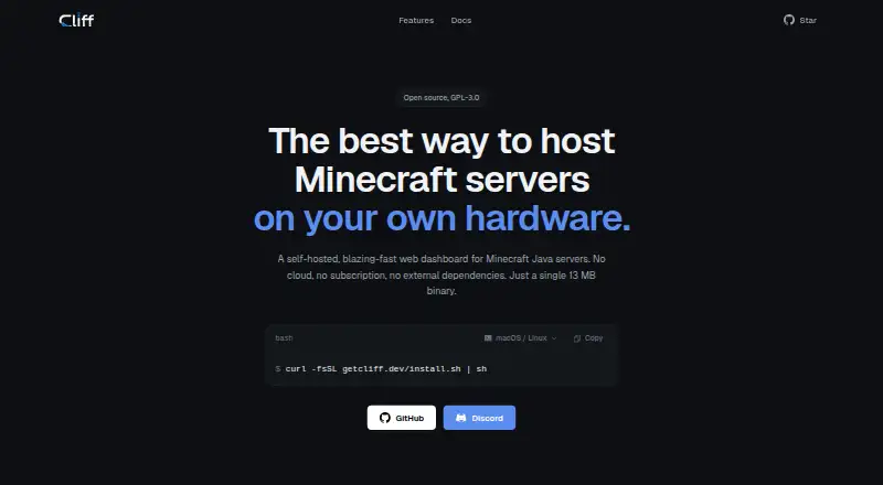 Cliff's own site