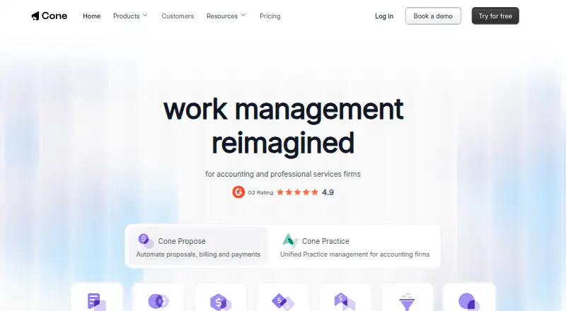 Cone's own site