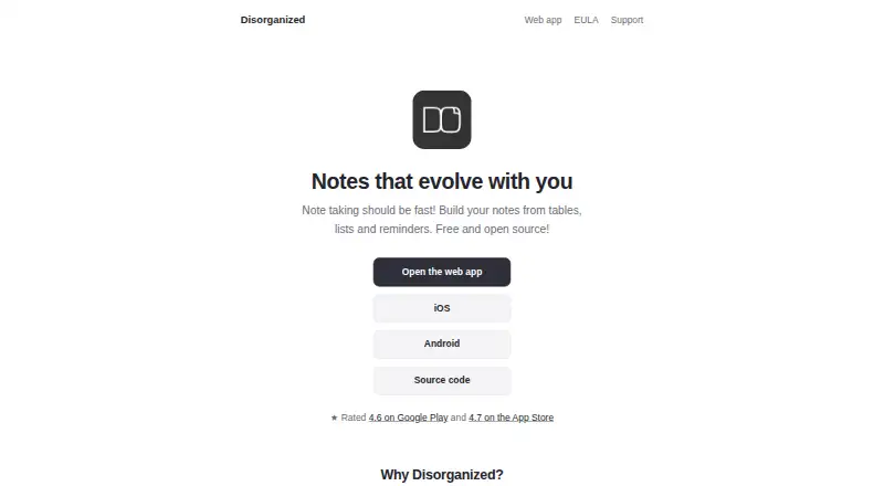 Disorganized's own site
