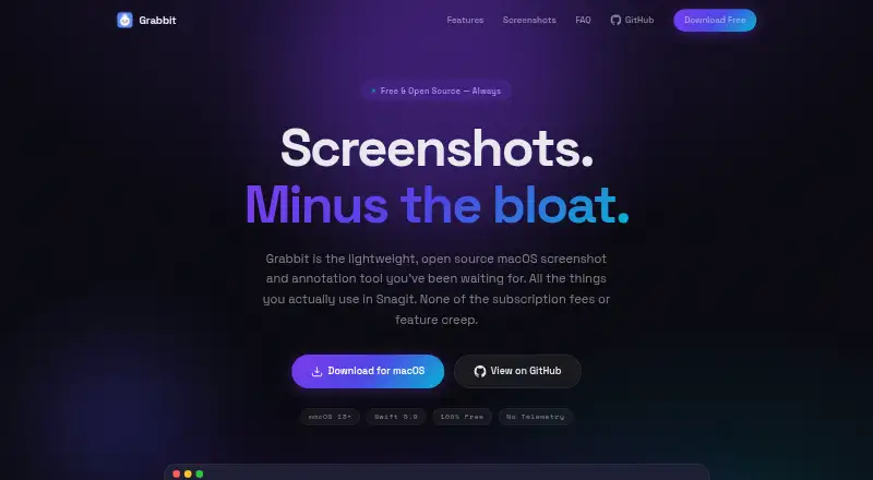 Grabbit's own site