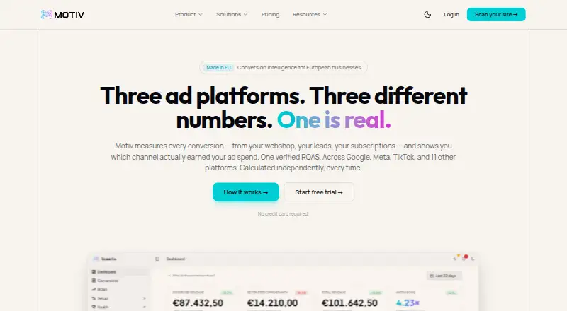 Motiv's own site