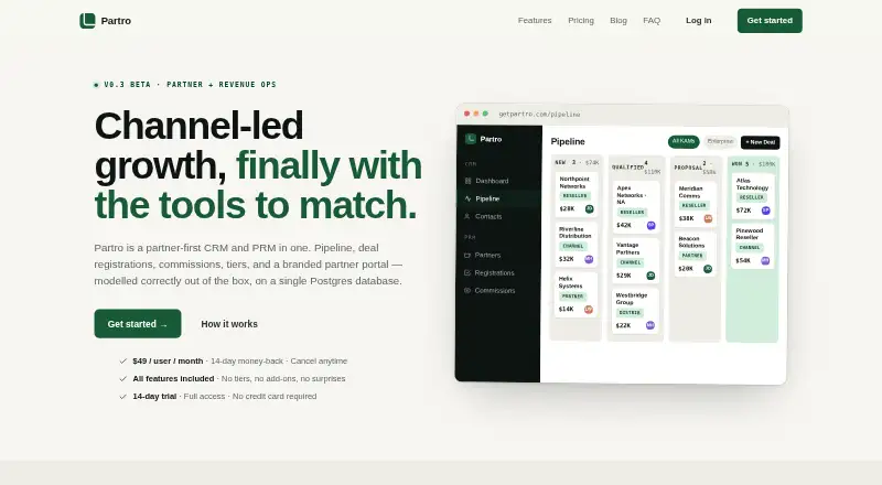 Partro's own site