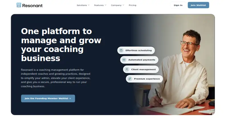 Resonant's own site